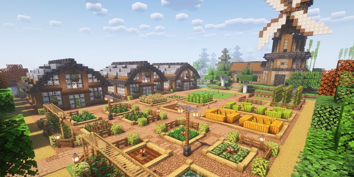 В Minecraft добавили Stardew Valley — с торговцами, сезонами и мультиплеером