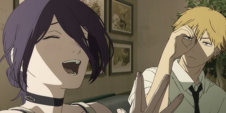 Взрывная красотка и новый опыт Дэндзи — обзор аниме «Человек-бензопила. Фильм: История Резе»