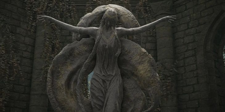 В сети показали возможное место съемок фильма по Elden Ring со статуей Марики