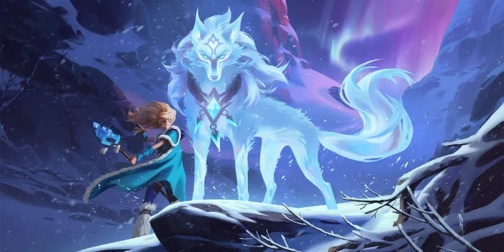 Женщина-волчица — в Dota 2 появилась личность Crystal Maiden