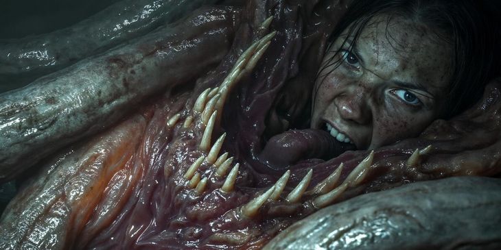 В российский прокат вышел «Хищник. Спуск в преисподнюю» — хоррор о монстре в пещерах