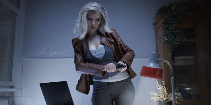 Какая… скромница — косплей на Грейс Эшкрофт из Resident Evil Requiem