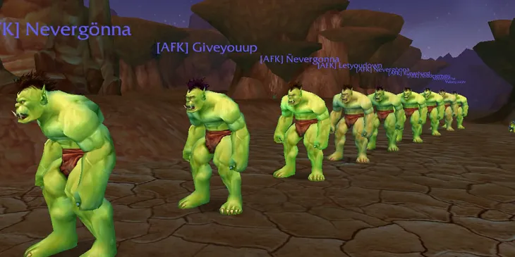 1 820 игроков в WoW лишили редкого титула из-за абьюза системы