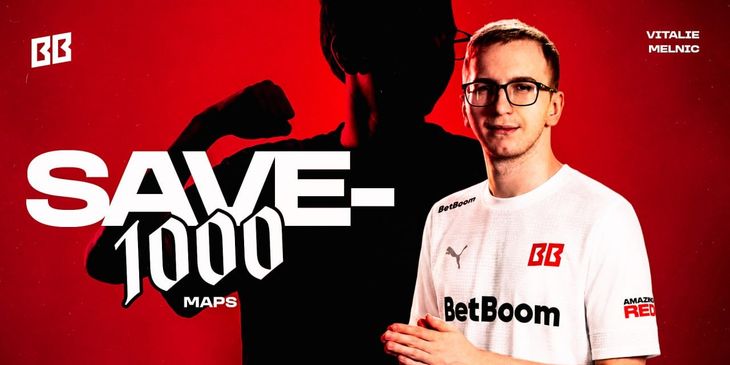 Save- сыграл 1 тыс. карт за BetBoom Team