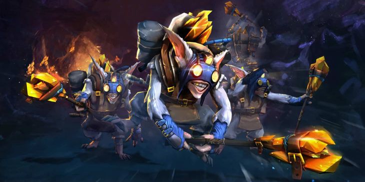 Meepo может купить вечную Divine Rapier из-за бага в Dota 2