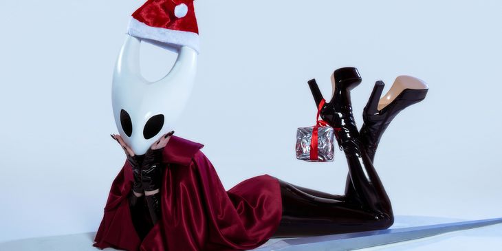 Новогодний косплей на Хорнет из Hollow Knight: Silksong