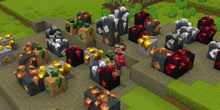 Как добывать руду и кристаллы в Hytale