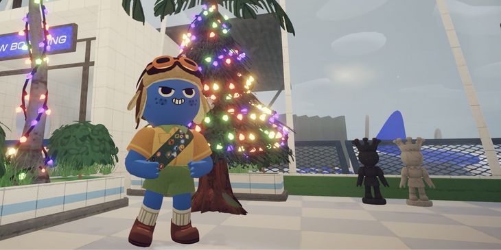 Зимнее обновление PEAK принесло снежки и праздничные биомы