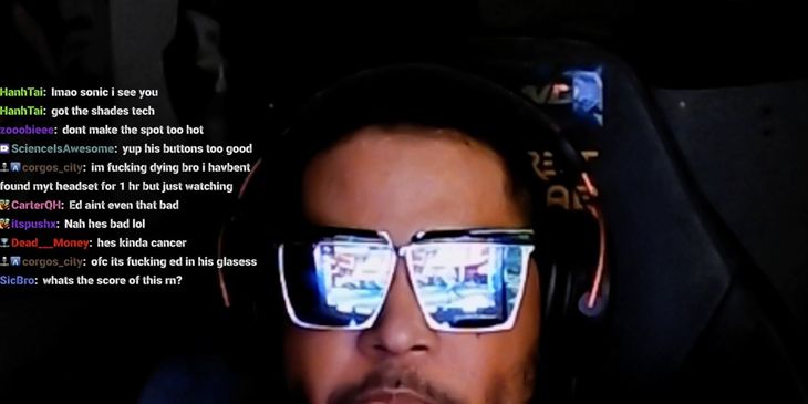 Twitch забанила стримера, который транслировал платный ивент через отражение в очках