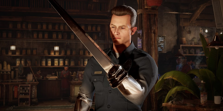 Геймплейный трейлер терминатора T-1000 в Mortal Kombat 1