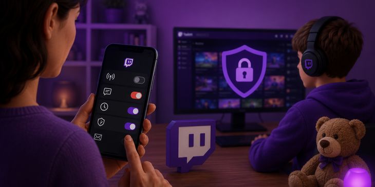 На Twitch расширили родительский контроль — можно запретить ребенку стримить и общаться в личных чатах