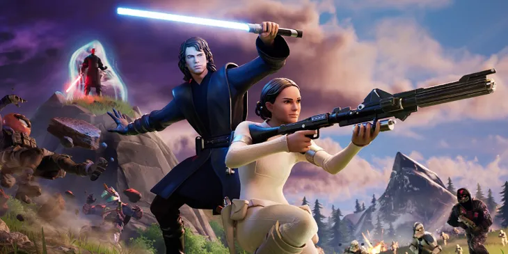 Обновление со Star Wars в Fortnite не спасло игру от падения онлайна — май стал худшим за два года