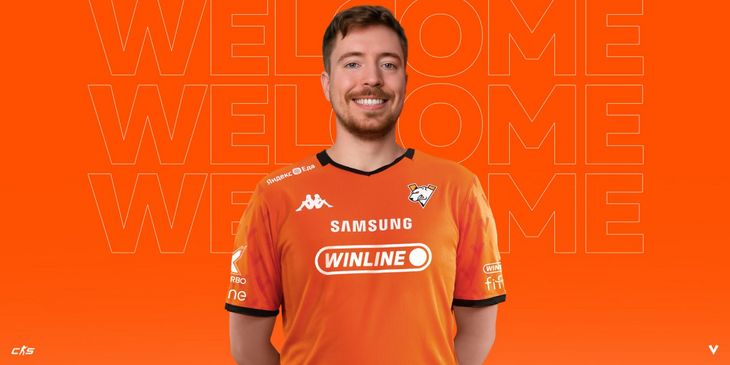 Virtus.pro сделала шуточный анонс трансфера MrBeast