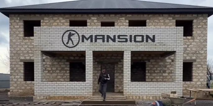 В Казахстане воссоздали карту Mansion из CS 1.6 в реальной жизни