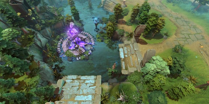 Патч 7.40 изменил карту Dota 2 — разработчики «облагородили визуальную составляющую»