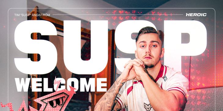Heroic представила нового игрока состава по CS2