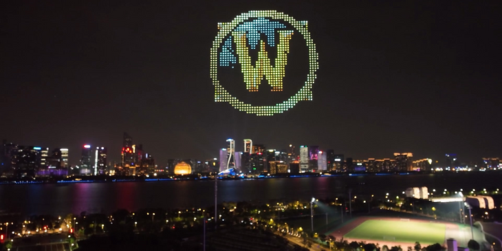 Состоялось сногсшибательное шоу дронов в честь запуска Wrath of the Lich King Classic