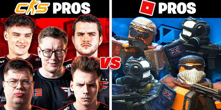 FaZe Clan сыграла против профессиональной команды в Counter Blox — клон CS в Roblox