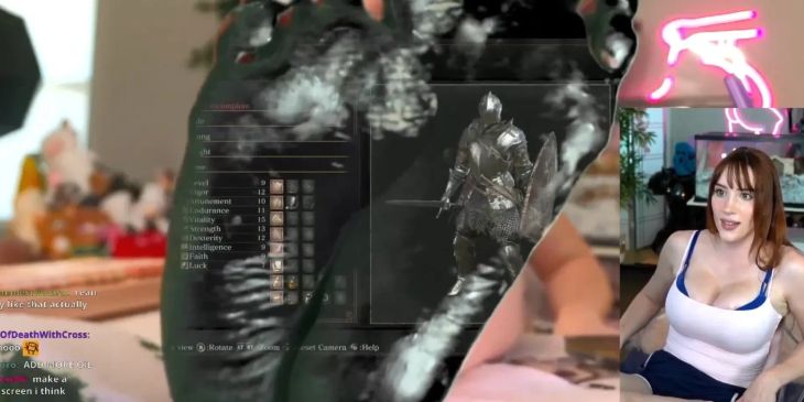 Dark Souls III на голых ступнях — стримерша получила бан за необычное прохождение