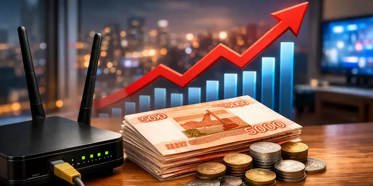 Домашний интернет в России может подорожать на 30%
