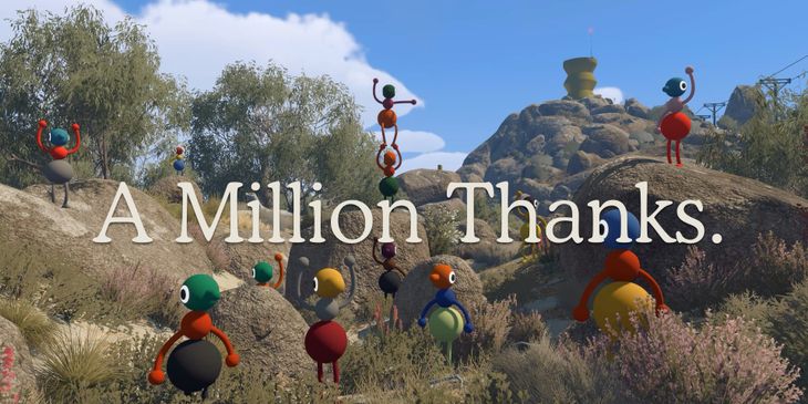 Big Walk преодолела рубеж в миллион проданных копий и заняла первое место в чарте Steam