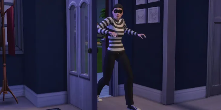 В The Sims 4 добавили грабителей — фанаты ждали этого одиннадцать лет