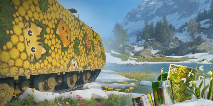 В честь 8 Марта в «Мире танков» стали доступны тематические бонусы и специальные задачи