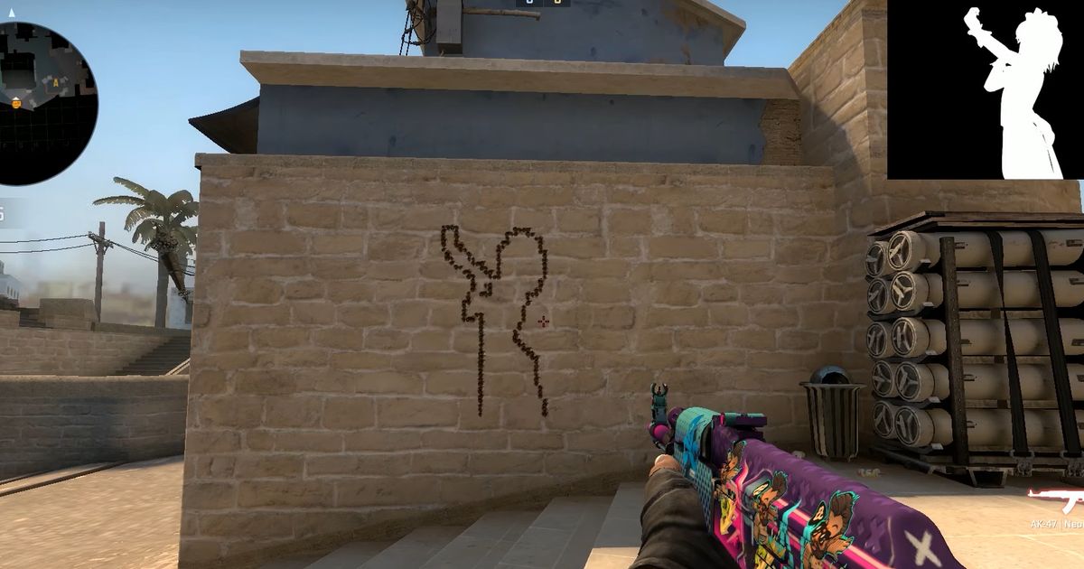 Энтузиаст воссоздал клип Bad Apple!! из следов от пуль в CS:GO