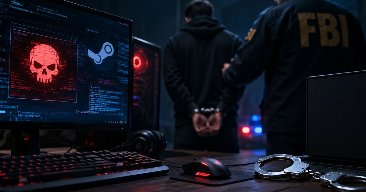 ФБР арестовало хакера, распространявшего вирусы через игры Steam