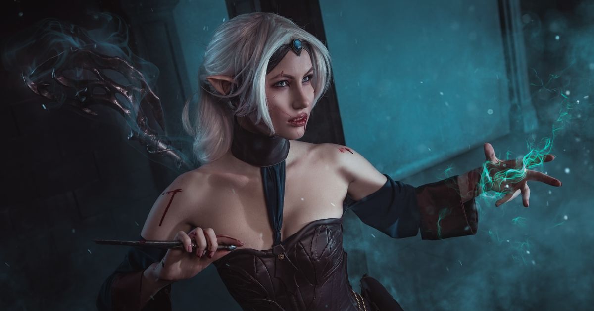 Косплей на эльфийку из dragon age origins