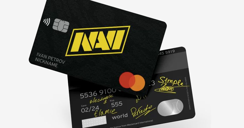 Natus vincere начала сотрудничество с банком «тинькофф»