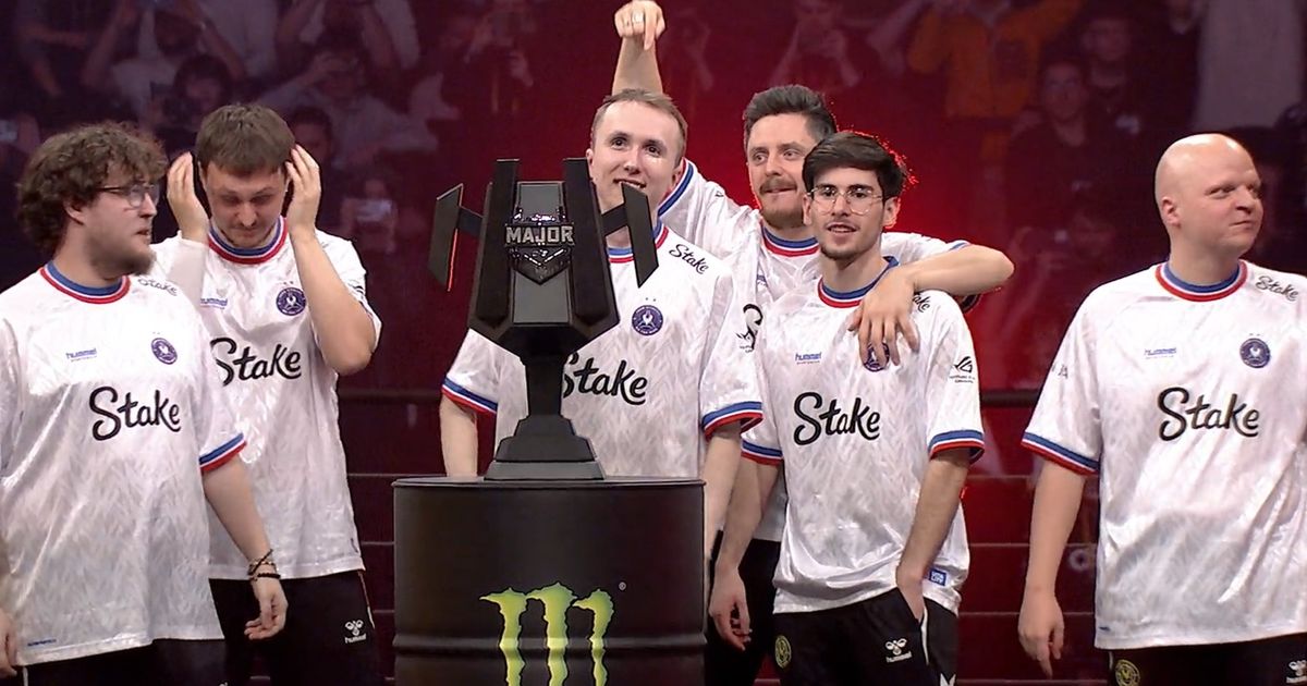 Церемония награждения Team Vitality на StarLadder Budapest Major 2025