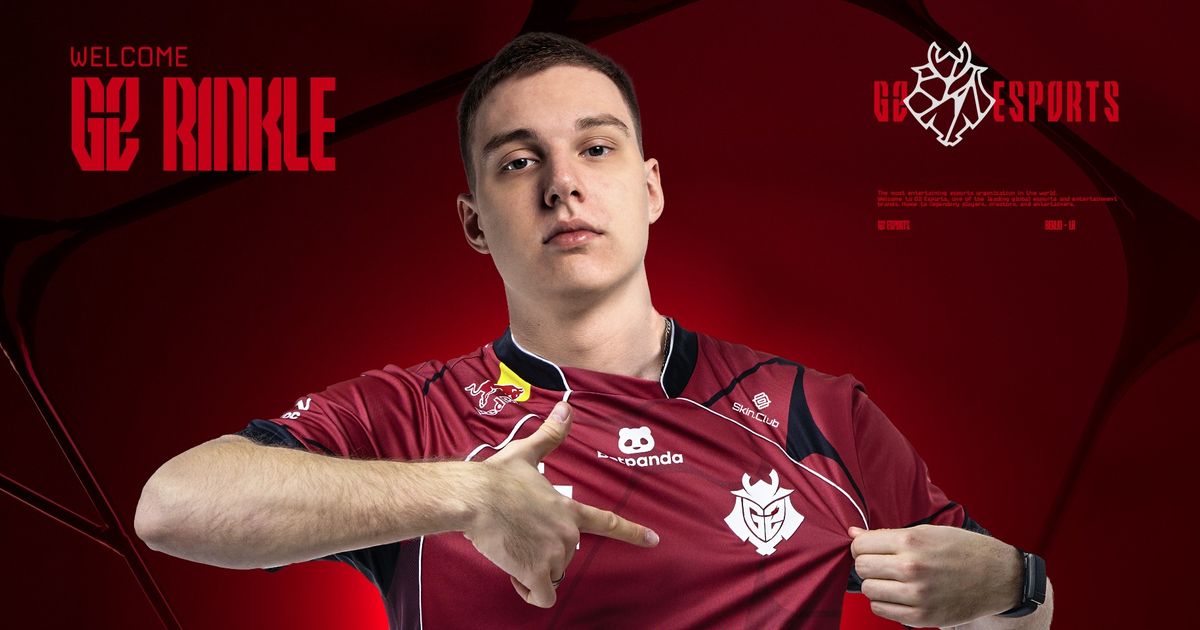 R1nkle присоединился к G2 Esports в качестве снайпера