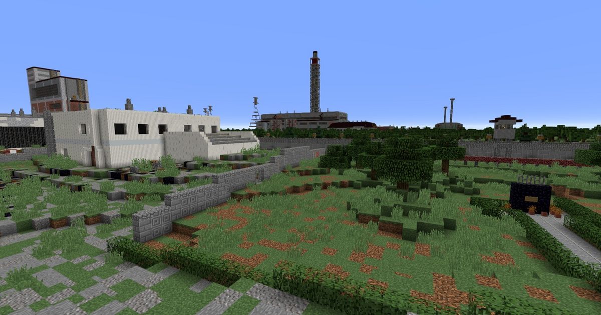 Игрок построил Чернобыльскую АЭС в Minecraft — это карта в режиме «выживание» для сталкеров
