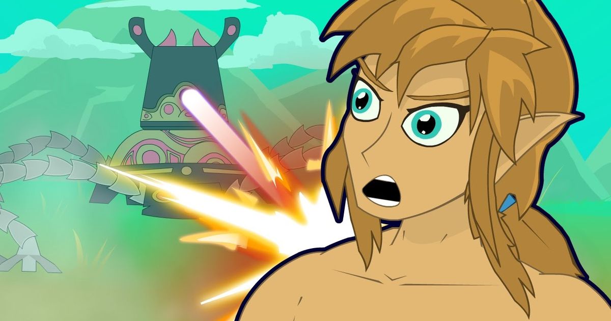 Стример прошел все подземелья в the legend of zelda: breath of the wild — он играл ногами