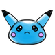 Blue pikachu